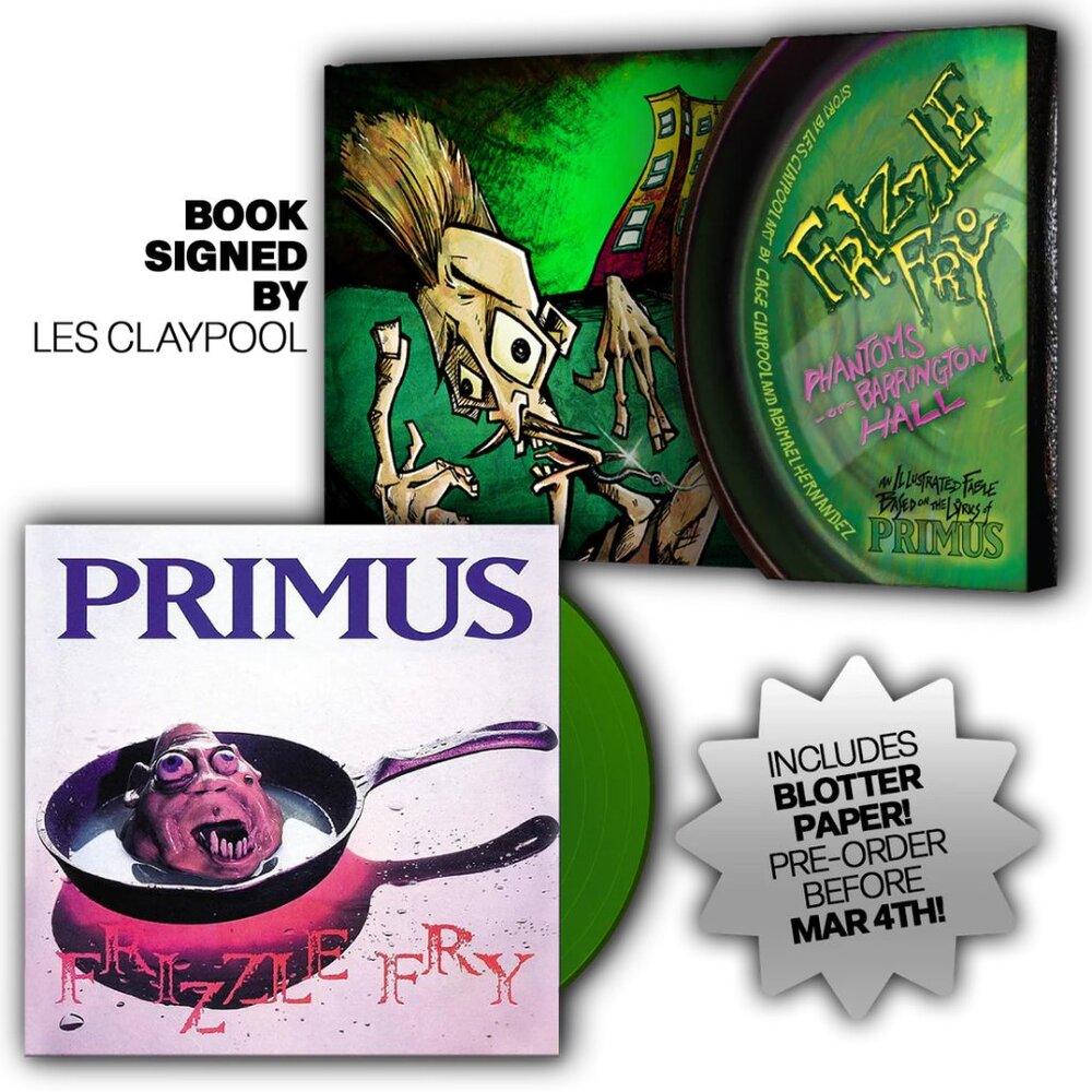 PRIMUS presents Frizzle Fry: The Phantoms of Barrington Hall (Signed) + Vinyl LP